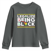 Black Pride Youth Sweatshirt Legalize Being Black History Month