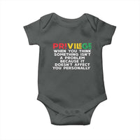Black History Month Baby Onesie Privilege Explained BLM