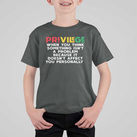 Black History Month T Shirt For Kid Privilege Explained BLM