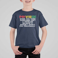 Black History Month T Shirt For Kid Privilege Explained BLM
