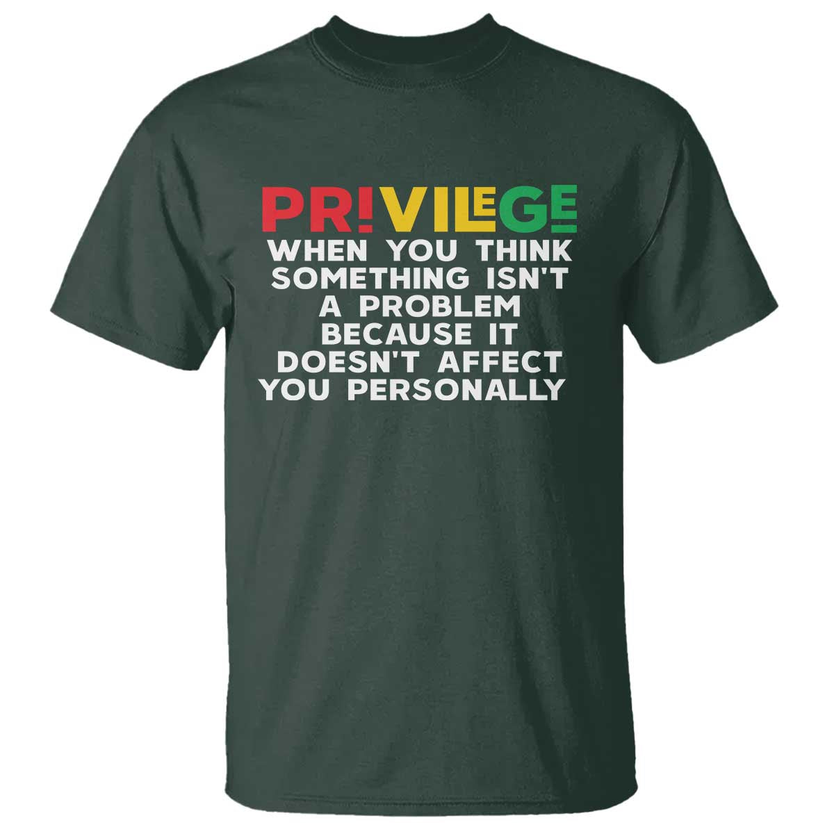 Black History Month T Shirt Privilege Explained BLM