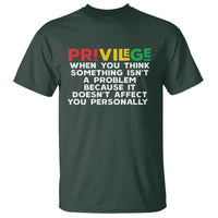 Black History Month T Shirt Privilege Explained BLM