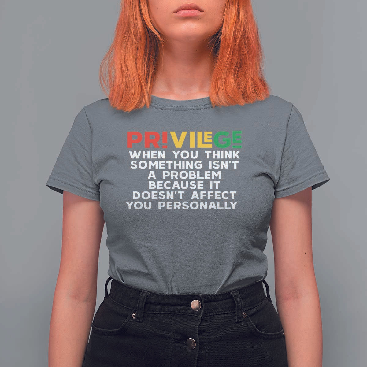 Black History Month T Shirt For Women Privilege Explained BLM