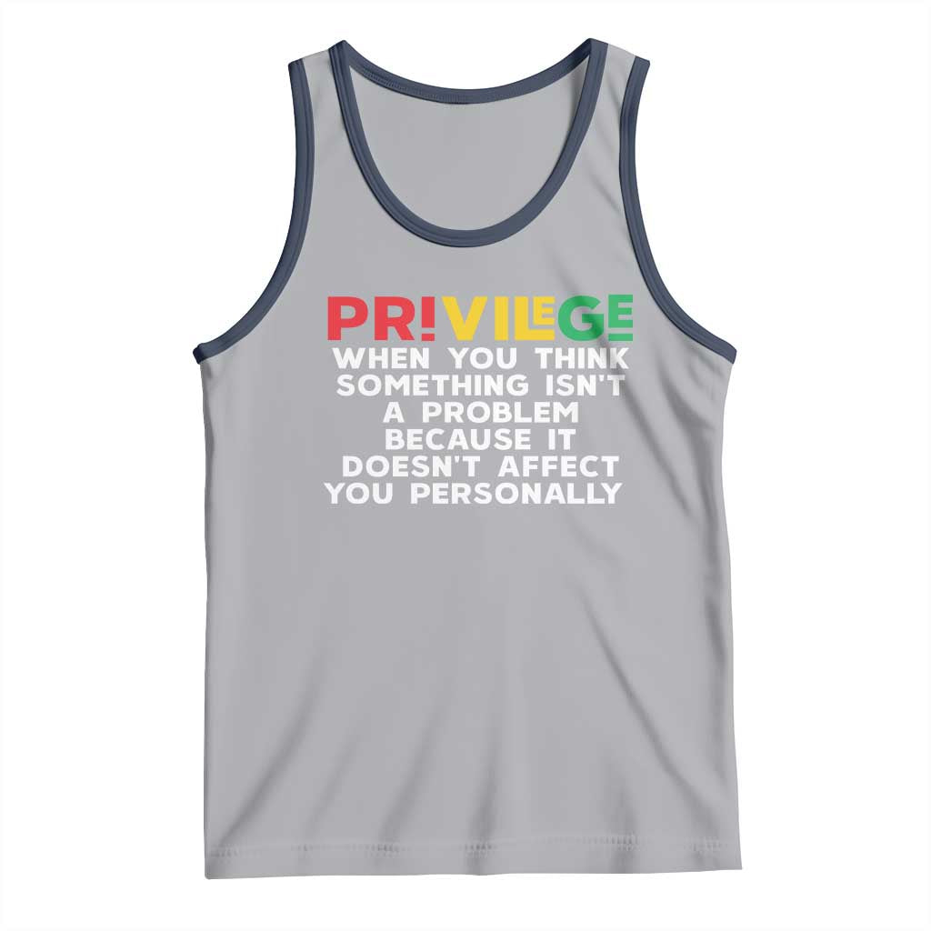 Black History Month Tank Top Privilege Explained BLM