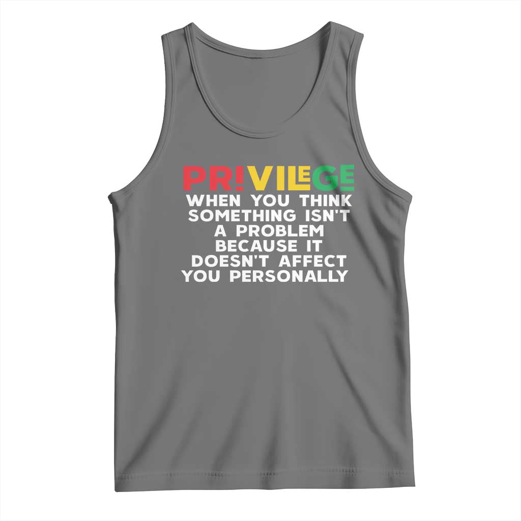 Black History Month Tank Top Privilege Explained BLM