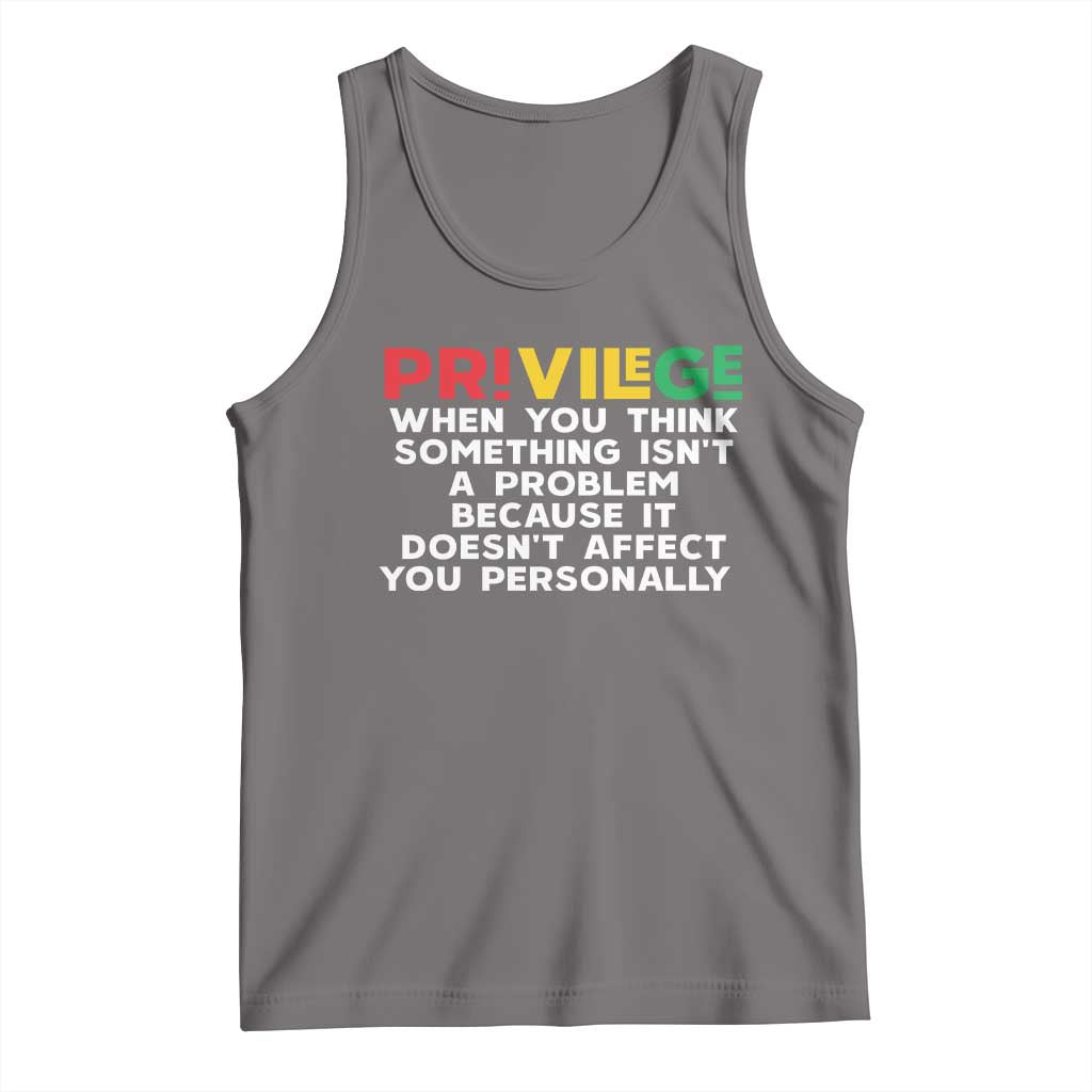 Black History Month Tank Top Privilege Explained BLM