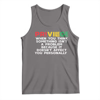 Black History Month Tank Top Privilege Explained BLM