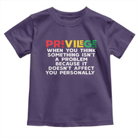 Black History Month Toddler T Shirt Privilege Explained BLM