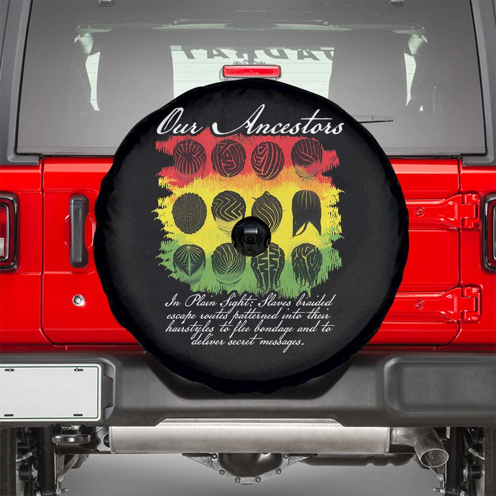 Black History Spare Tire Cover Our Ancestors Escape Routes Braids