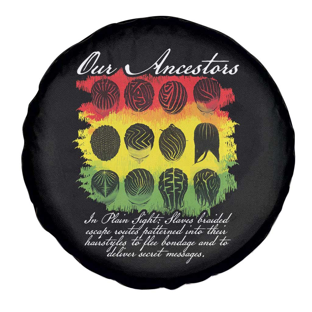 Black History Spare Tire Cover Our Ancestors Escape Routes Braids