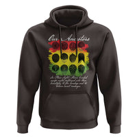 Black History Hoodie Our Ancestors Escape Routes Braids
