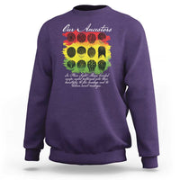 Black History Sweatshirt Our Ancestors Escape Routes Braids