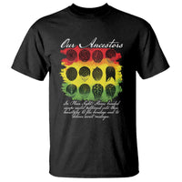 Black History T Shirt Our Ancestors Escape Routes Braids