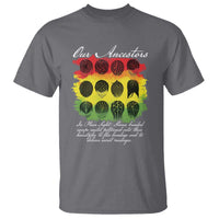 Black History T Shirt Our Ancestors Escape Routes Braids