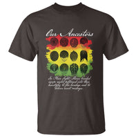 Black History T Shirt Our Ancestors Escape Routes Braids