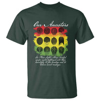 Black History T Shirt Our Ancestors Escape Routes Braids