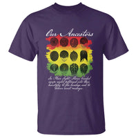 Black History T Shirt Our Ancestors Escape Routes Braids