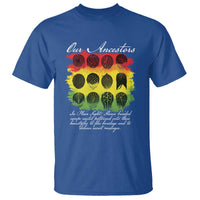 Black History T Shirt Our Ancestors Escape Routes Braids