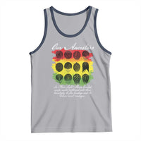 Black History Tank Top Our Ancestors Escape Routes Braids