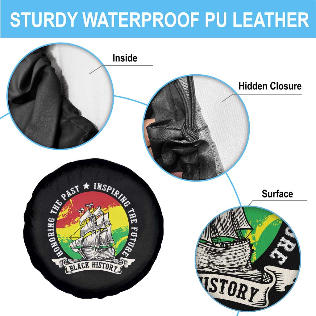 Black History Pride Spare Tire Cover Honoring The Past Inspiring The Future