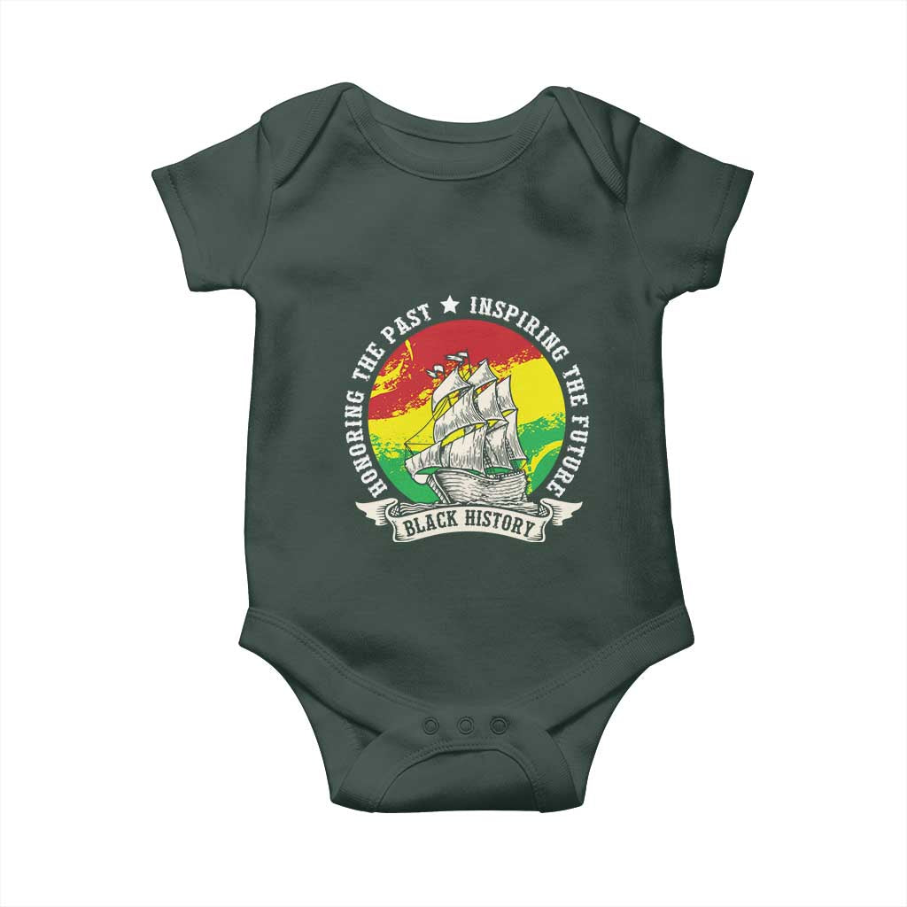 Black History Pride Baby Onesie Honoring The Past Inspiring The Future