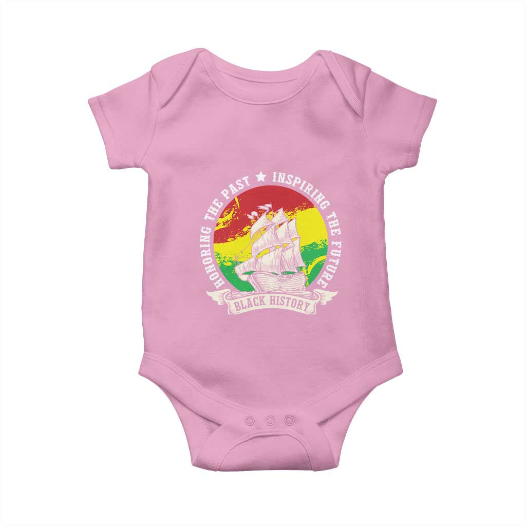 Black History Pride Baby Onesie Honoring The Past Inspiring The Future