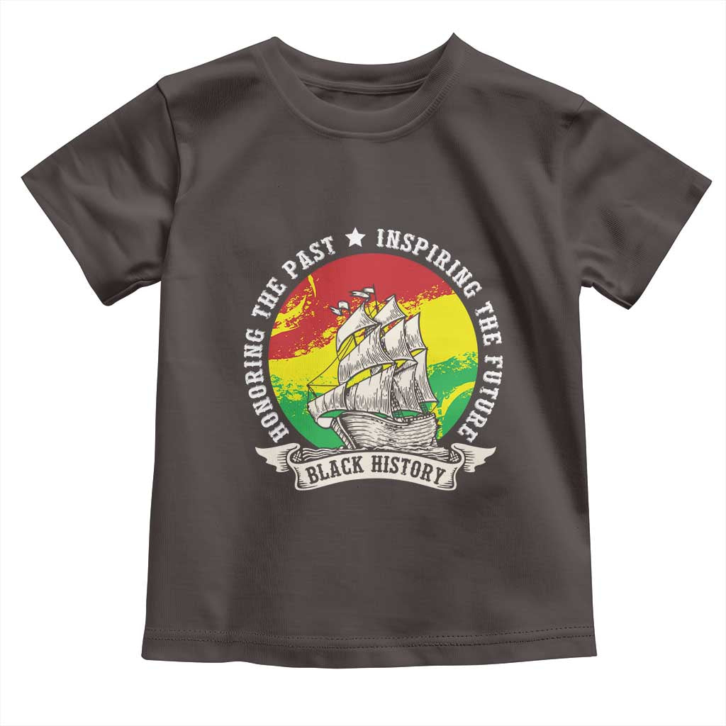Black History Pride Toddler T Shirt Honoring The Past Inspiring The Future