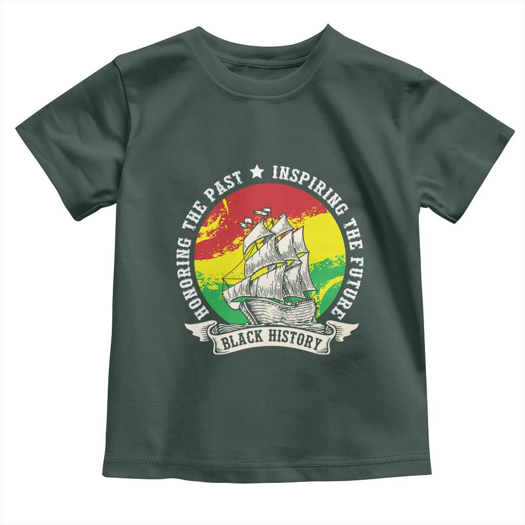 Black History Pride Toddler T Shirt Honoring The Past Inspiring The Future