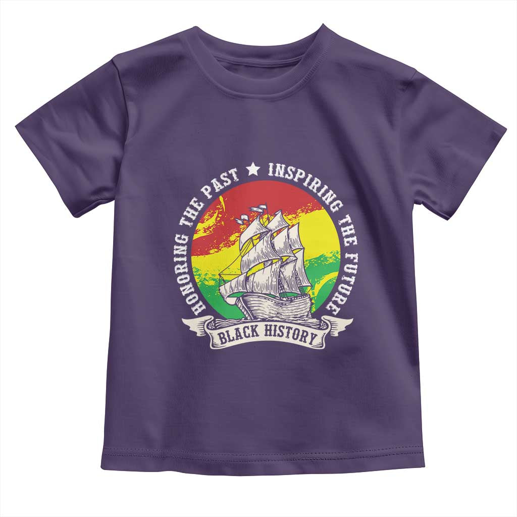 Black History Pride Toddler T Shirt Honoring The Past Inspiring The Future