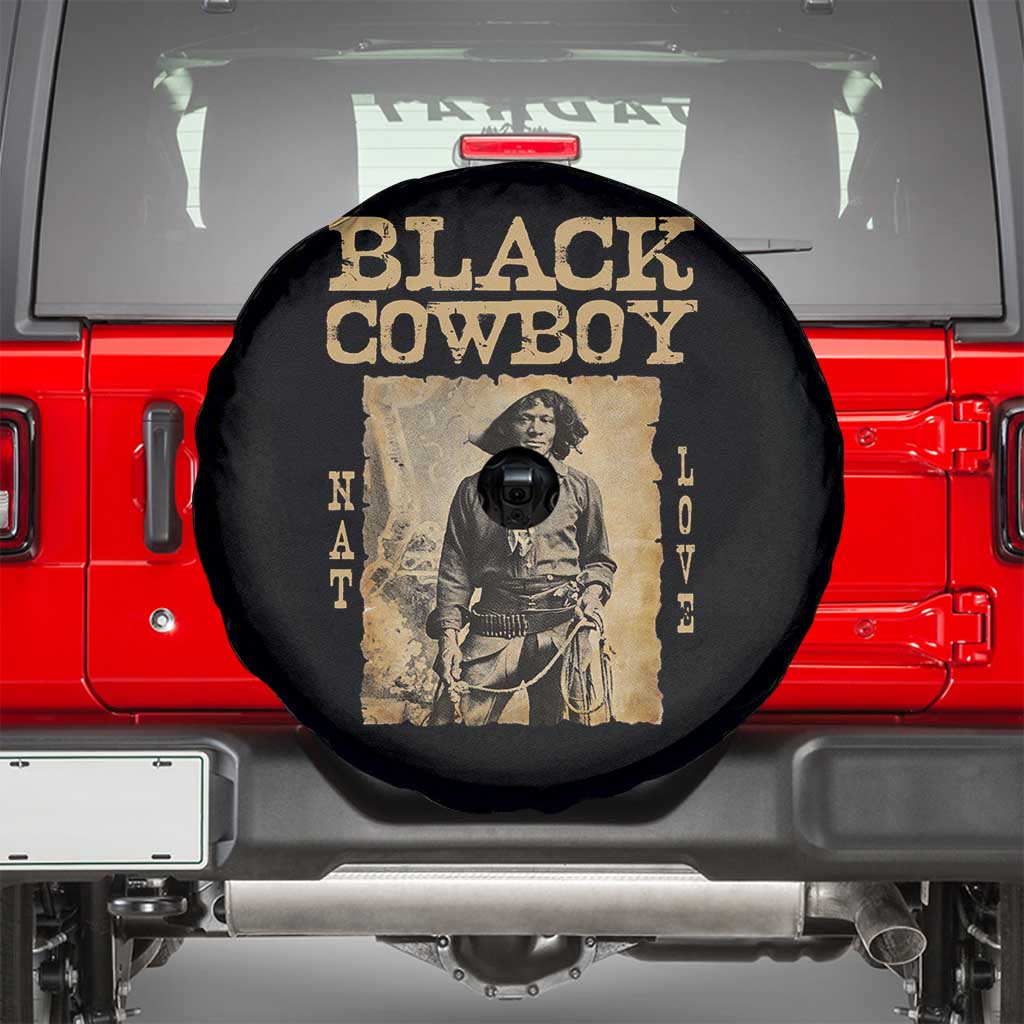 Nat Love Black Cowboy Spare Tire Cover African American Cowboys Black History