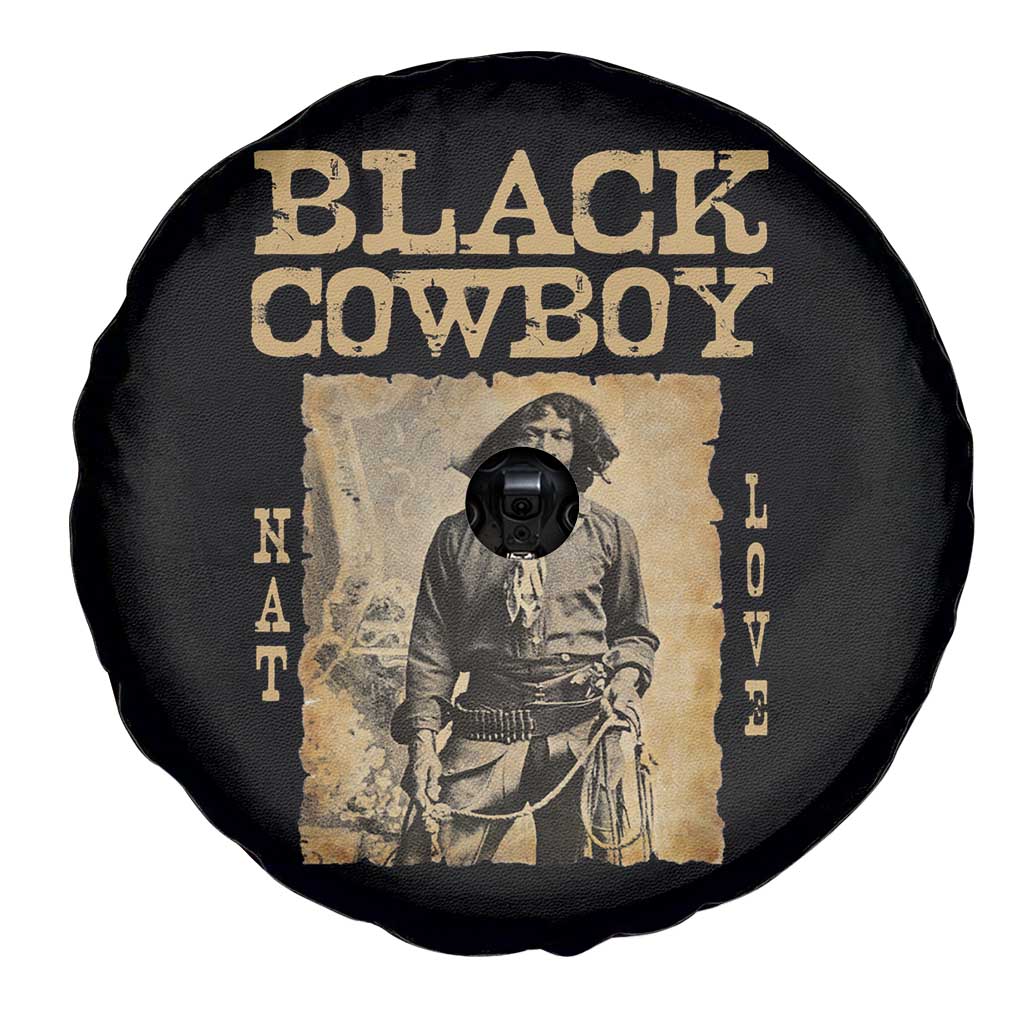 Nat Love Black Cowboy Spare Tire Cover African American Cowboys Black History