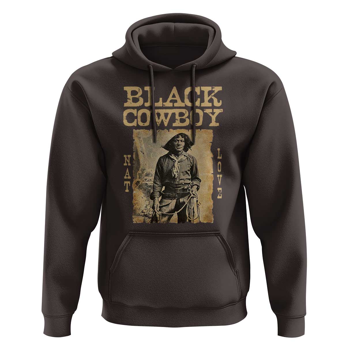 Nat Love Black Cowboy Hoodie African American Cowboys Black History