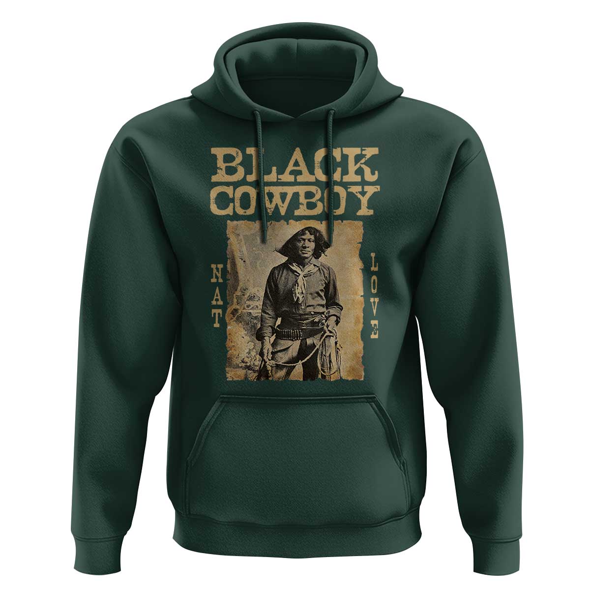 Nat Love Black Cowboy Hoodie African American Cowboys Black History