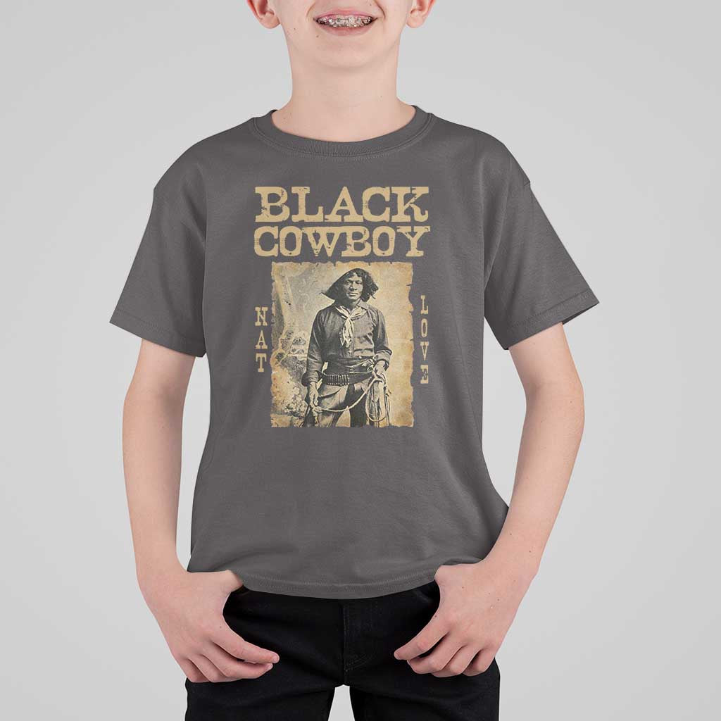 Nat Love Black Cowboy T Shirt For Kid African American Cowboys Black History