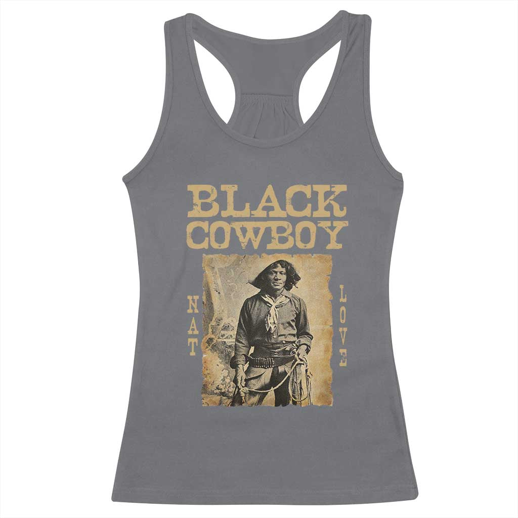 Nat Love Black Cowboy Racerback Tank Top African American Cowboys Black History