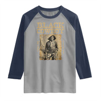 Nat Love Black Cowboy Raglan Shirt African American Cowboys Black History