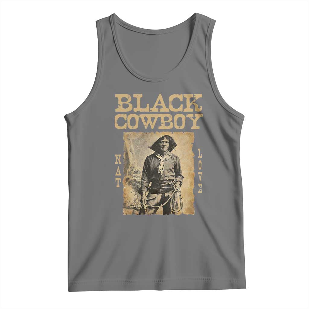 Nat Love Black Cowboy Tank Top African American Cowboys Black History