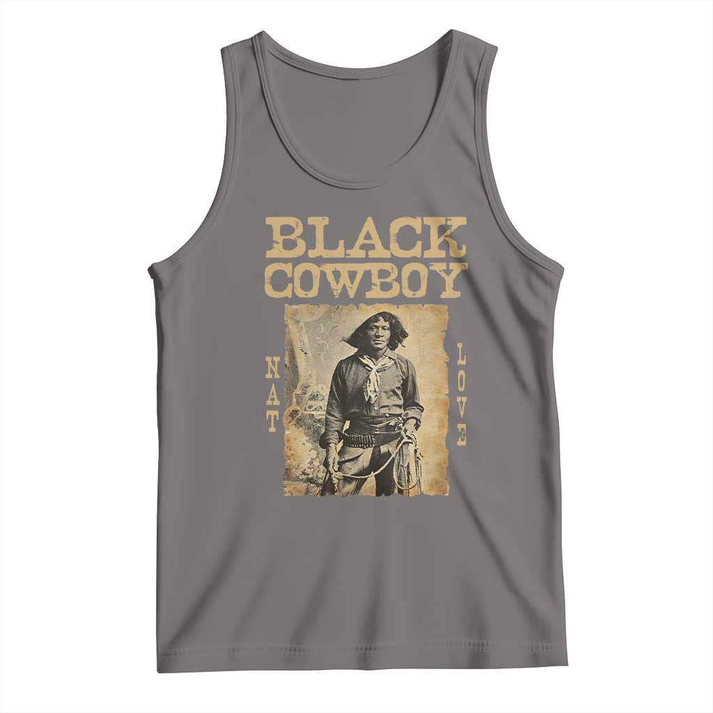 Nat Love Black Cowboy Tank Top African American Cowboys Black History