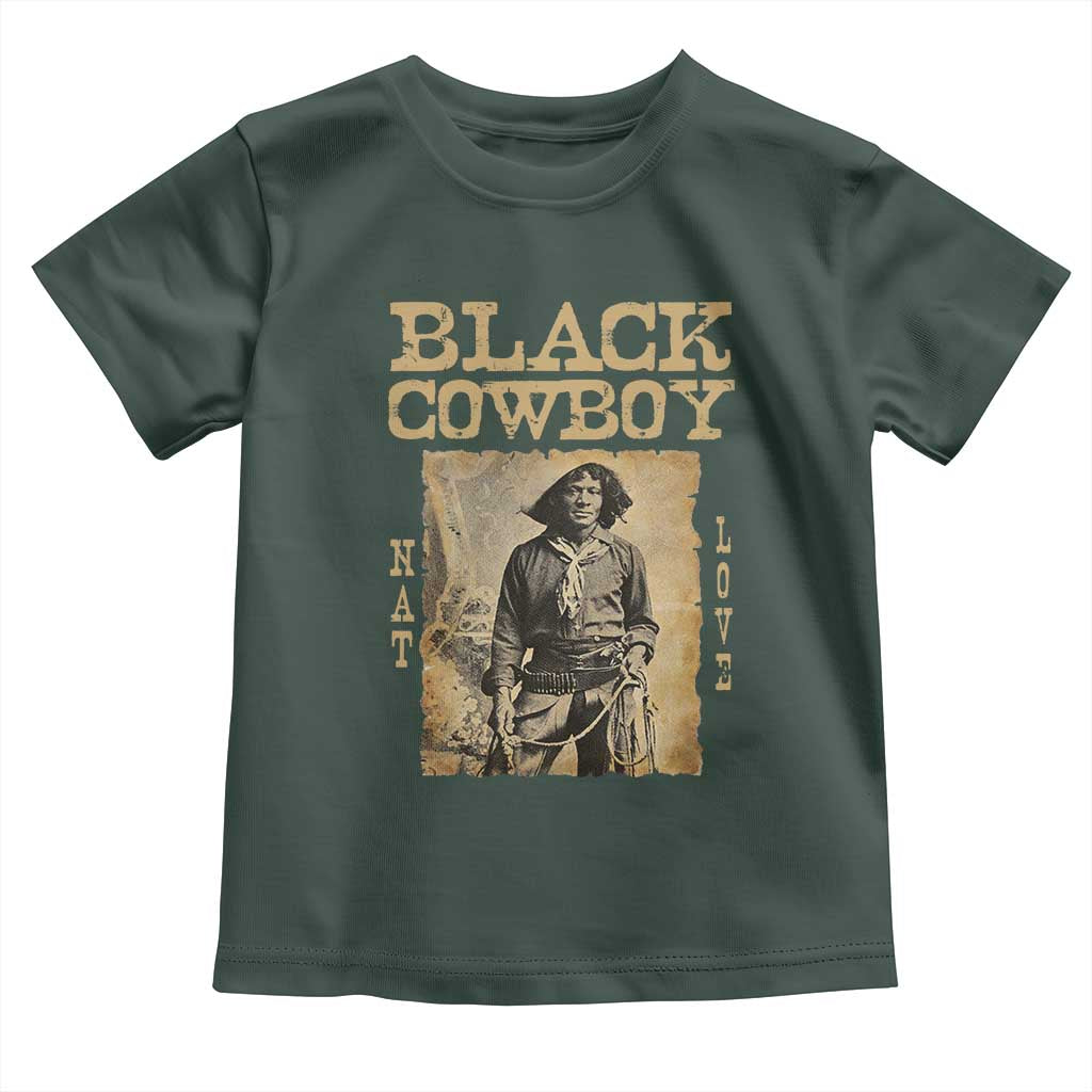 Nat Love Black Cowboy Toddler T Shirt African American Cowboys Black History