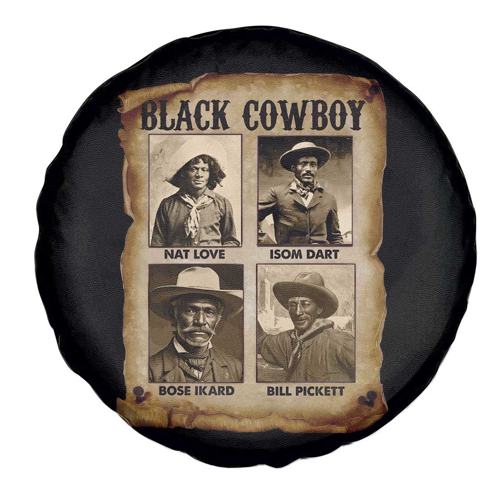 Black Cowboy Spare Tire Cover African American Legendary Cowboys Black History