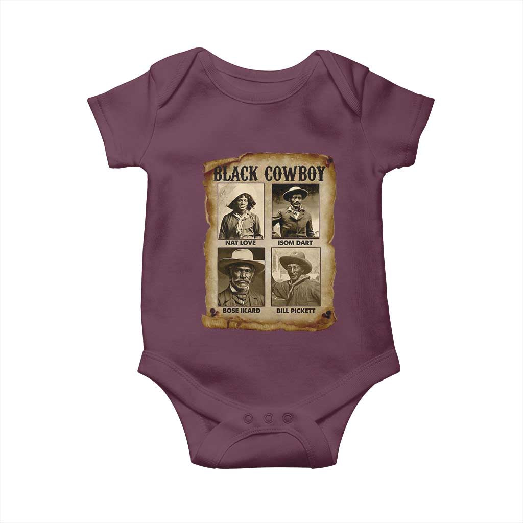 Black Cowboy Baby Onesie African American Legendary Cowboys Black History