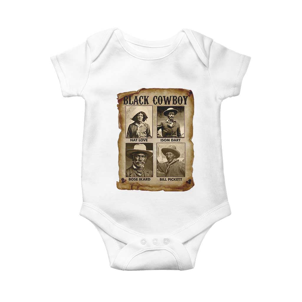 Black Cowboy Baby Onesie African American Legendary Cowboys Black History
