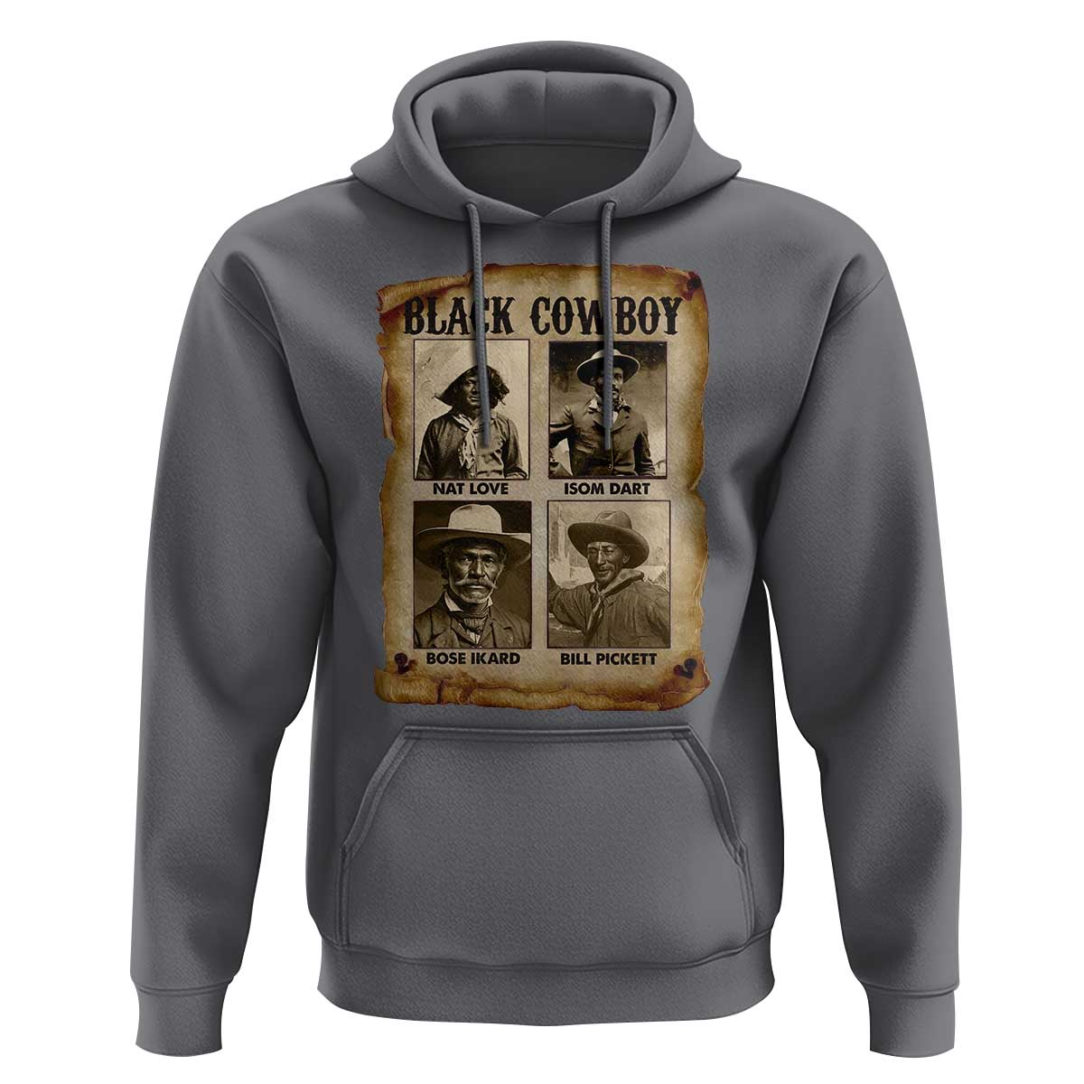Black Cowboy Hoodie African American Legendary Cowboys Black History