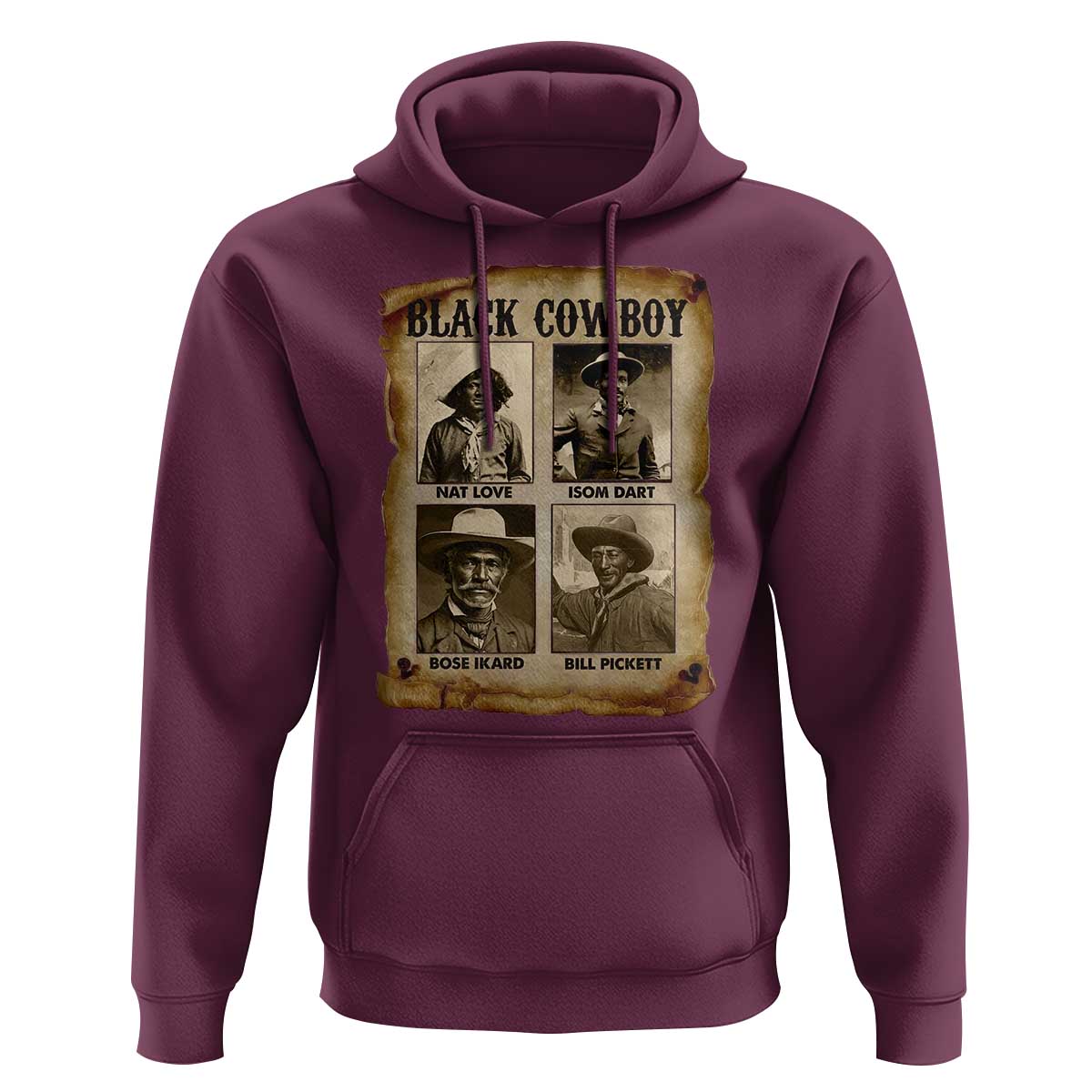 Black Cowboy Hoodie African American Legendary Cowboys Black History