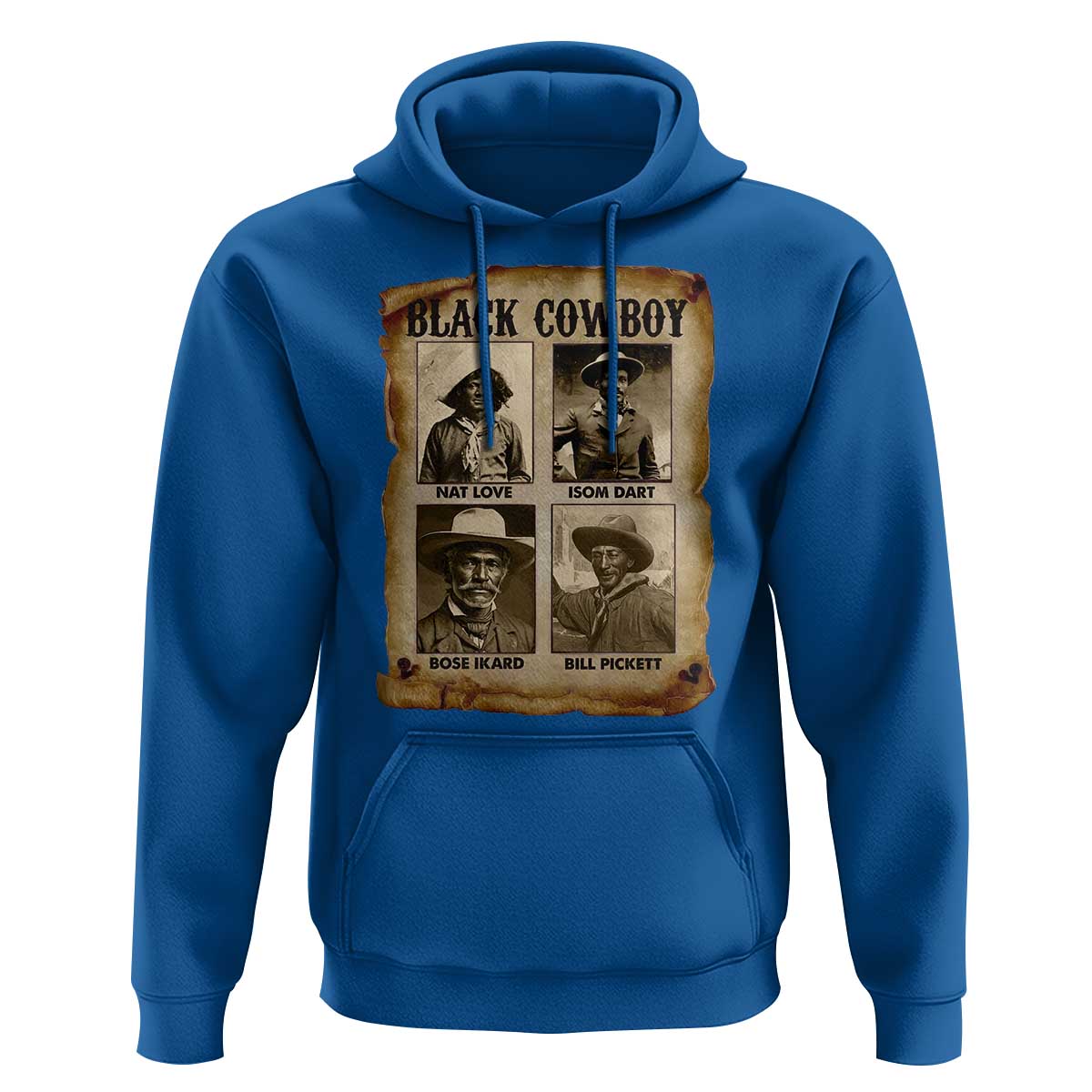 Black Cowboy Hoodie African American Legendary Cowboys Black History