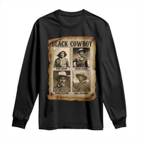 Black Cowboy Long Sleeve Shirt African American Legendary Cowboys Black History