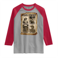 Black Cowboy Raglan Shirt African American Legendary Cowboys Black History