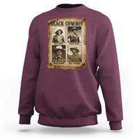 Black Cowboy Sweatshirt African American Legendary Cowboys Black History