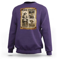 Black Cowboy Sweatshirt African American Legendary Cowboys Black History