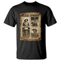 Black Cowboy T Shirt African American Legendary Cowboys Black History